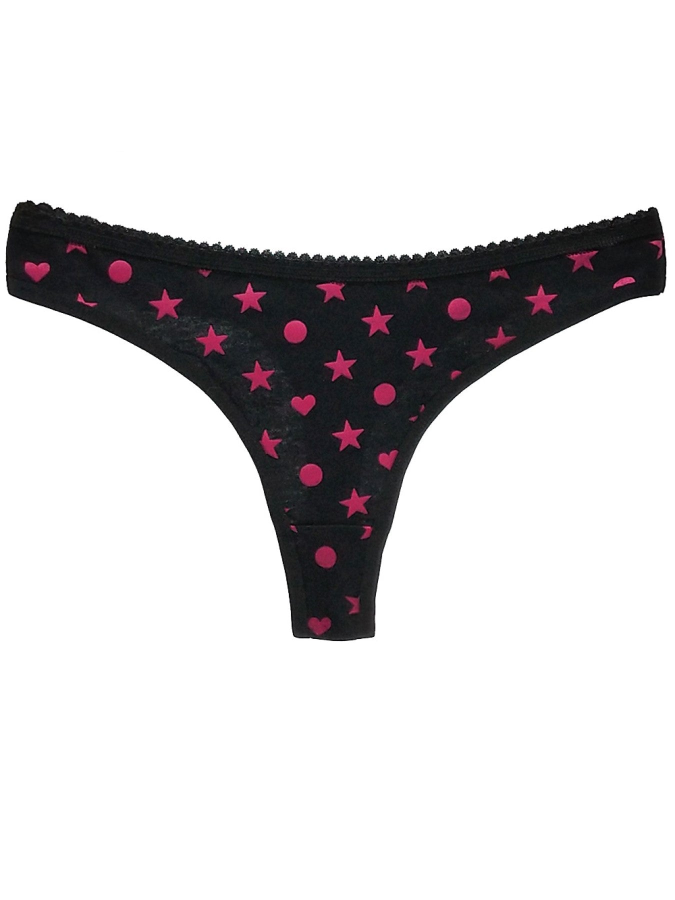 6 pcs women's cotton thong with cute printing sexy for young girl knitted breathable and comfortable design