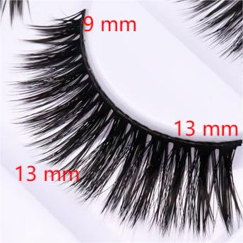 5-Pack 3D Faux Mink False Eyelashes Thick False Eyelashes 9-13 MM 004