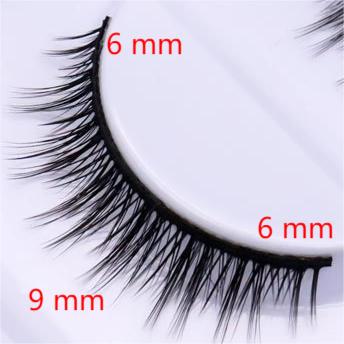 5-Pack 3D Faux Mink False Eyelashes Thick False Eyelashes 6-9 MM 017