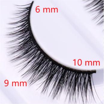 5-Pack 3D Faux Mink False Eyelashes Thick False Eyelashes 6-10 MM 019