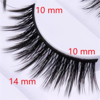 5-Pack 3D Faux Mink False Eyelashes Thick False Eyelashes 10-14 MM 020