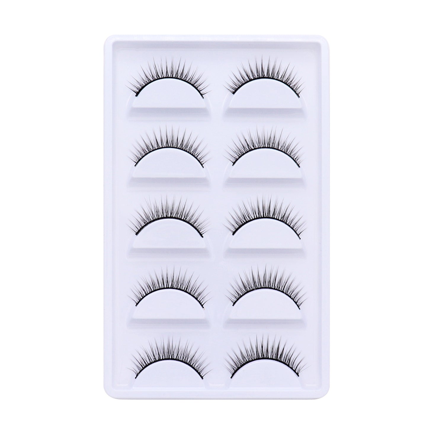 5-Pack 3D Faux Mink False Eyelashes Thick False Eyelashes 7-11 MM 022