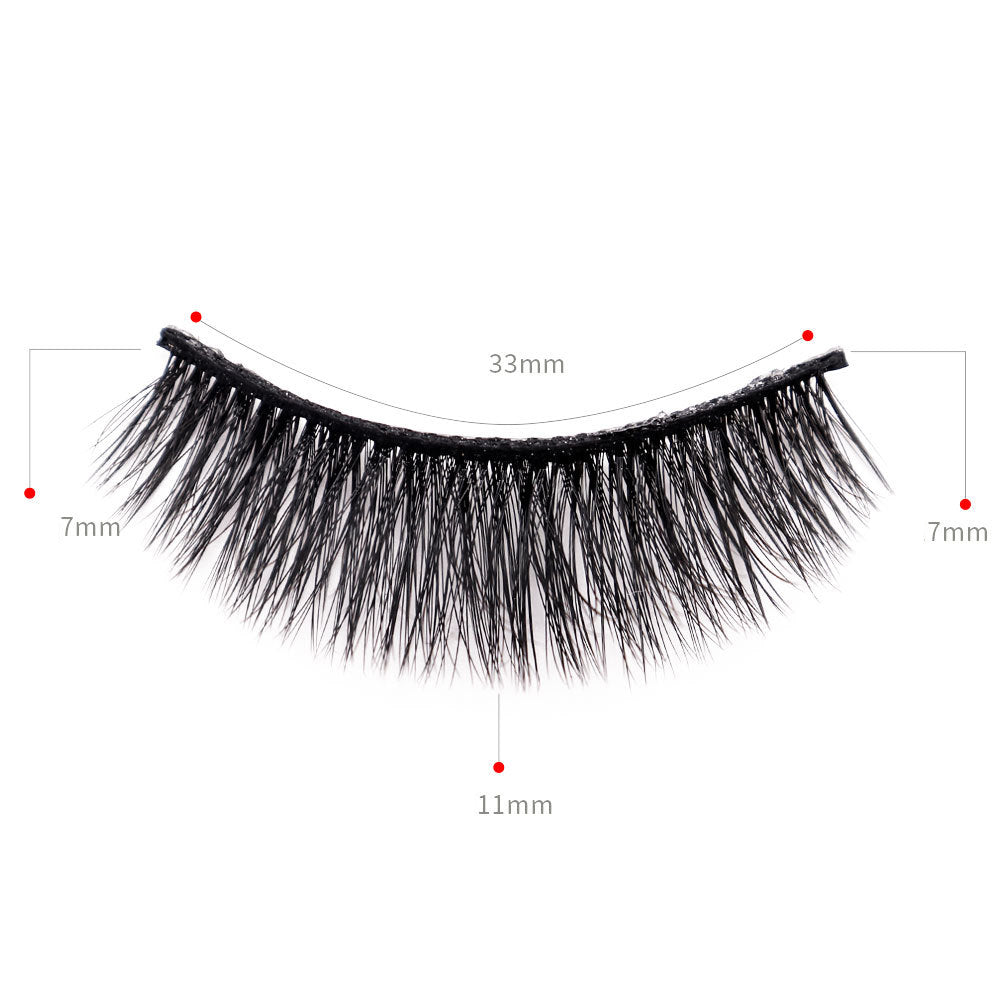 5-Pack 3D Faux Mink False Eyelashes Thick False Eyelashes 7-11 MM 3D27