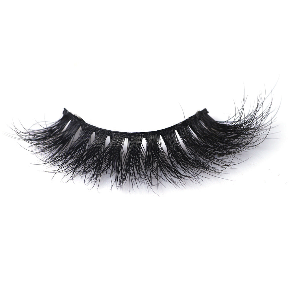 A Pair 0f Cotton Thread Terriers Multi-Layer 3D Pure Mink False Eyelashes 17mm FX-M04