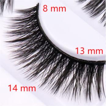 5-Pack 3D Faux Mink False Eyelashes Thick False Eyelashes 8-14 MM 044