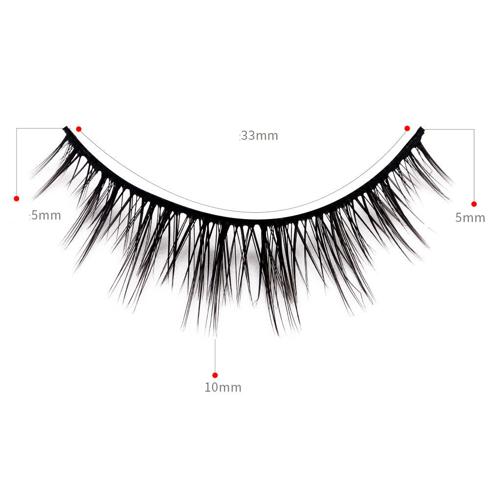 5-Pack 3D Faux Mink False Eyelashes Thick False Eyelashes 5-10 MM