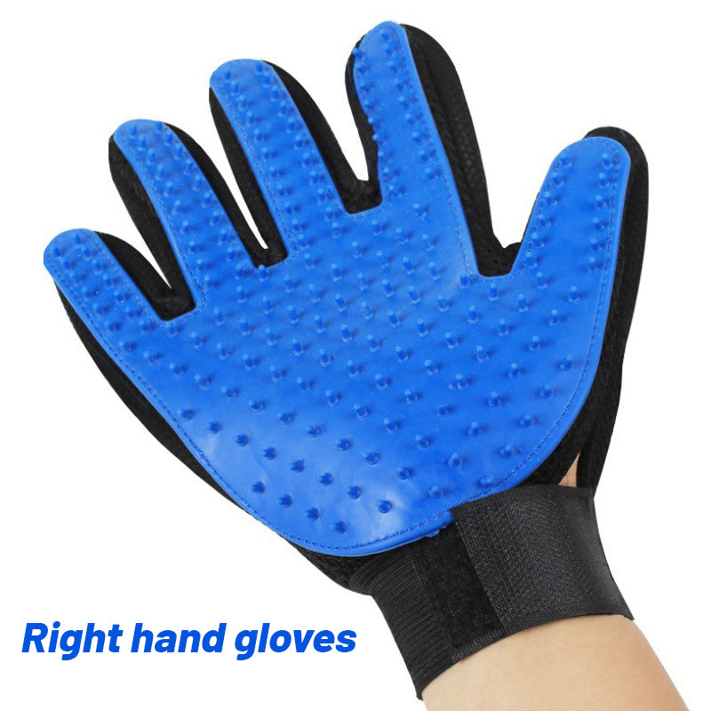 NEEPET Gloves for Pet Daily Cleaning Hair Removal Pet Bathing Massage