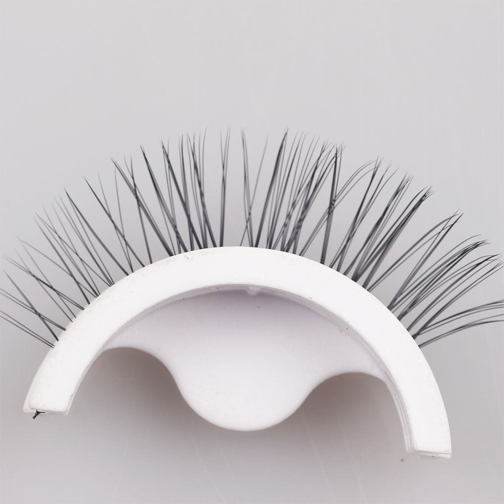 A Pair Of 8D Warm Faux Mink Self-Adhesive Wispy False Eyelashes 10mm N54-#2