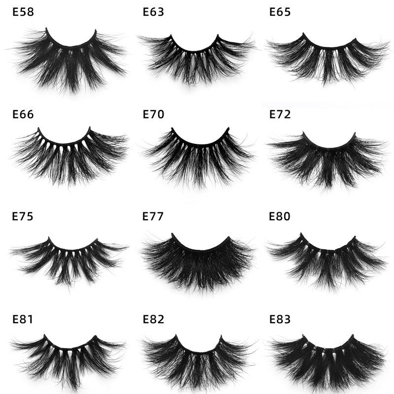 3D Waterproof False Eyelashes Mink Thick Mix False Eye Lashes Extensions