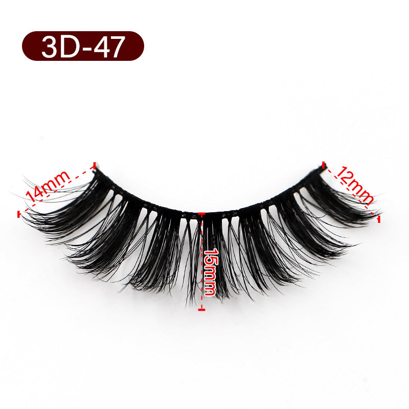 5 Pack 3D Waterproof False Eyelashes Reusable Mink False Eyelashes