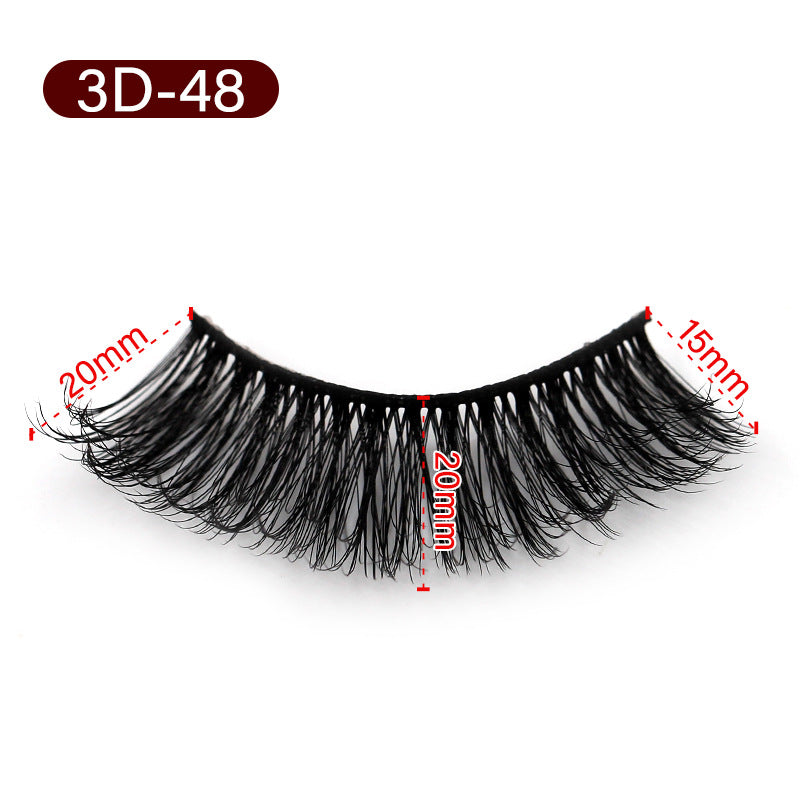 5 Pack 3D Waterproof False Eyelashes Reusable Mink False Eyelashes