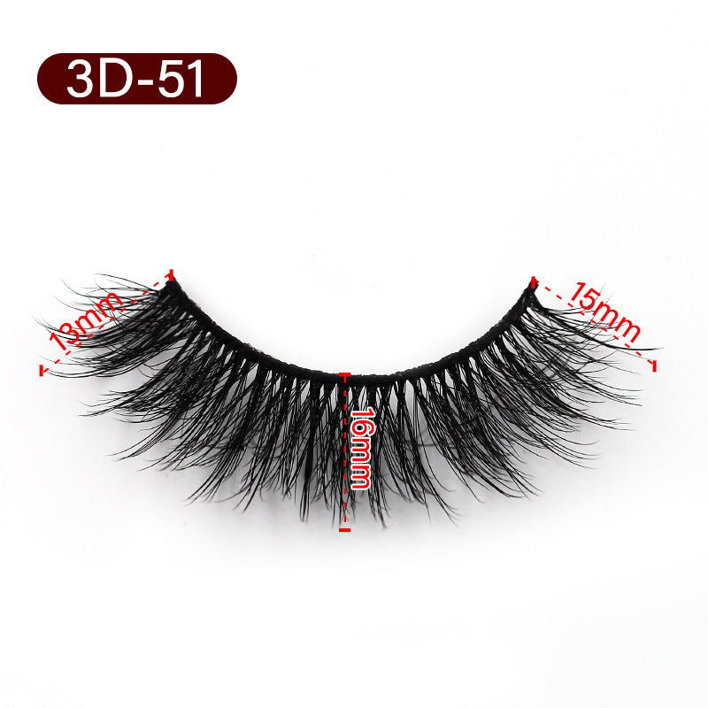 5 Pack 3D Waterproof False Eyelashes Reusable Mink False Eyelashes