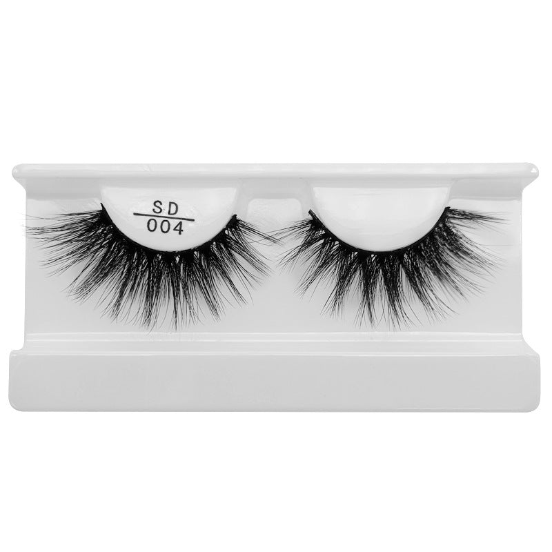 3D Mink False Eyelashes Handmade Natural Thick False Eyelashes 18 MM SD004