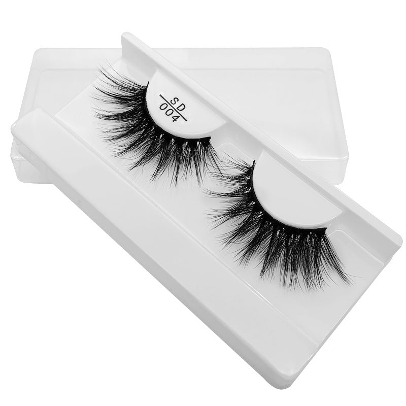 3D Mink False Eyelashes Handmade Natural Thick False Eyelashes 18 MM SD004