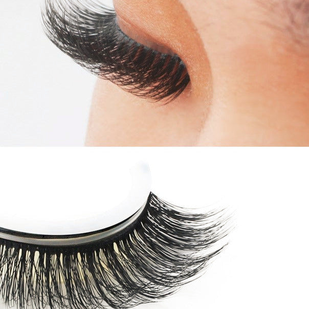 3D Waterproof False Eyelashes Mink False Eye Lashes With Glue Strips