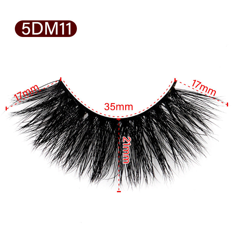 3D Mink False Eyelashes Natural Thick False Eyelashes 17-21 MM 5D-M11