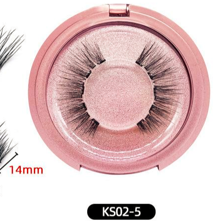 3D Reusable Waterproof  Magnetic Mink False Eyelashes With Eyeliner Glue