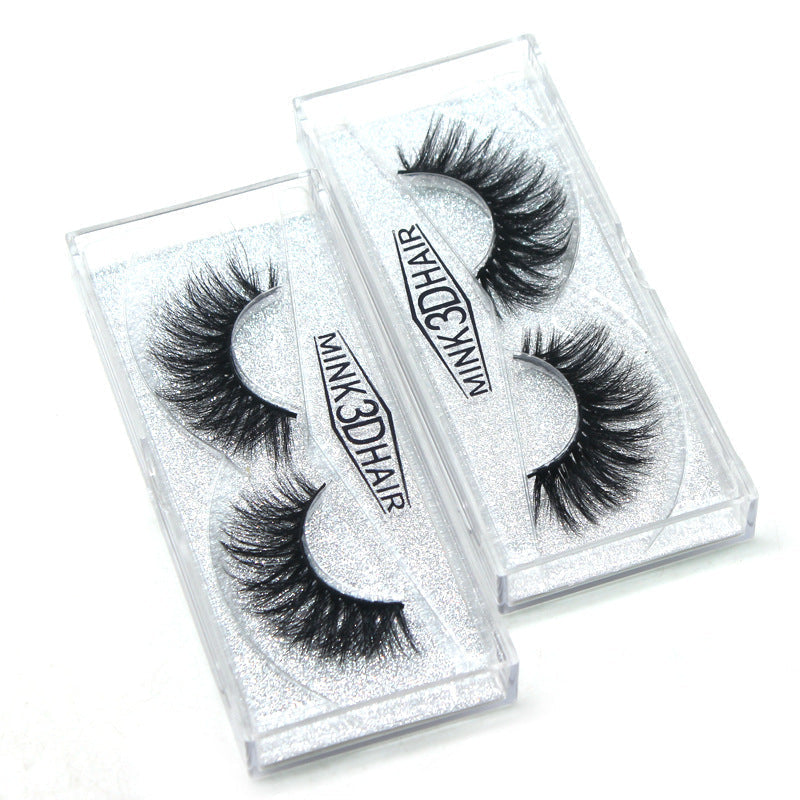 3D Mink False Eyelashes Natural Thick False Eyelashes 15-20 MM 5D-M15