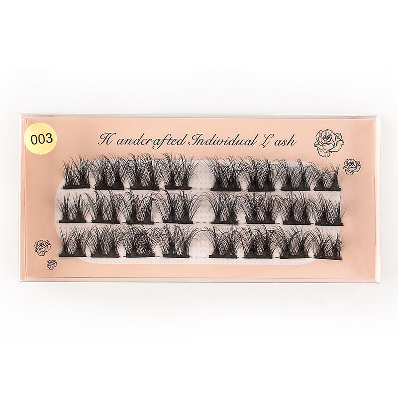 Segmented Grafting Thick Hot Melt 3D False Eyelashes 13-15mm 003