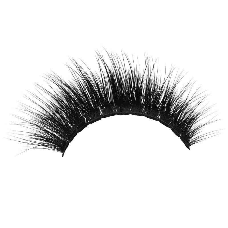 3D Mink Hair Natural Thick False Eyelashes 10-12mm #61