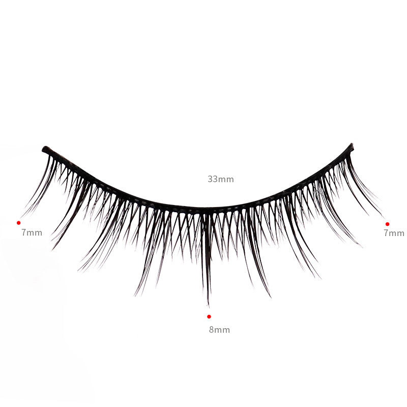 5-Pack 3D Faux Mink False Eyelashes Thick False Eyelashes 7-8 MM R02