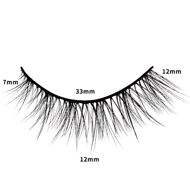 5-Pack 3D Faux Mink False Eyelashes Thick False Eyelashes 7-12 MM