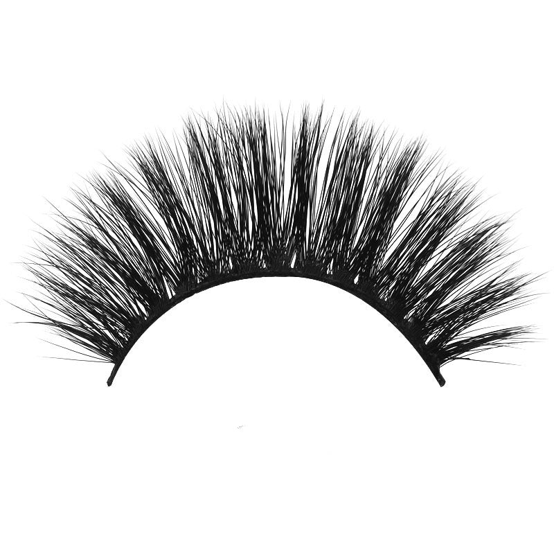 3D Mink Hair Natural Thick False Eyelashes 15mm #66