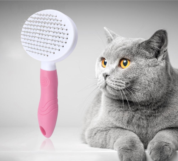 NEEPET Pet Comb Self Grooming Brush for Dogs Cats Hair Removal Accessories