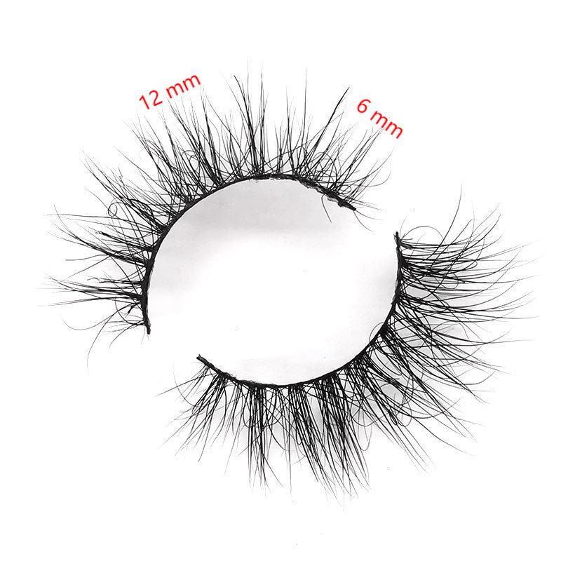 3D Mink False Eyelashes Handmade Natural Thick False Eyelashes 6-12 MM 35A