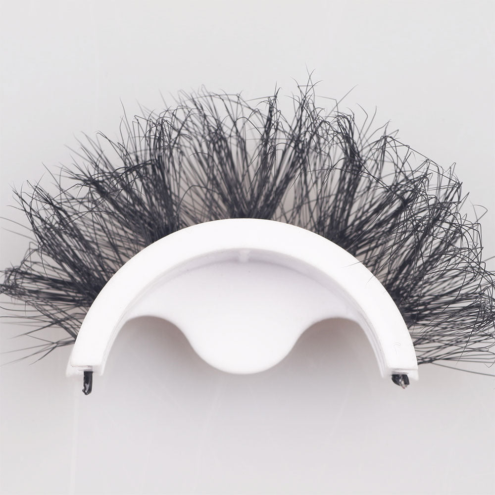 A Pair Of 8D Warm Faux Mink Self-Adhesive False Eyelashes 12mm N53-#5