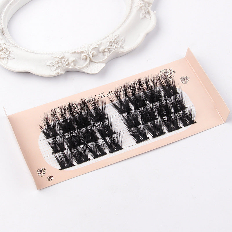 Segmented Grafting Thick Hot Melt 3D False Eyelashes 14-16mm 004