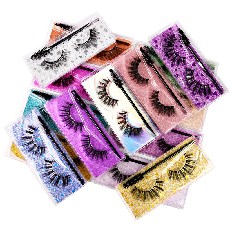 3D Reusable Waterproof False Eyelashes Mink Thick Mix False Eyelashes Kits