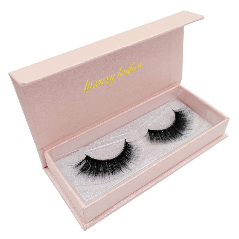 3D Mink Hair Natural Thick False Eyelashes 10-12mm #61