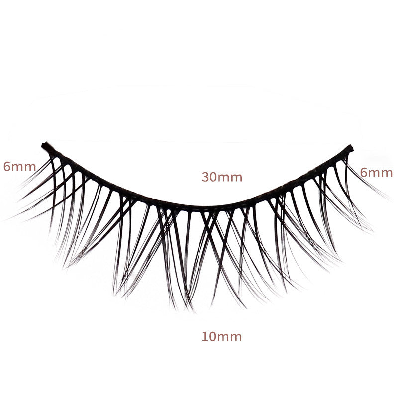 5-Pack 3D Faux Mink False Eyelashes Thick False Eyelashes 6-10 MM W-7