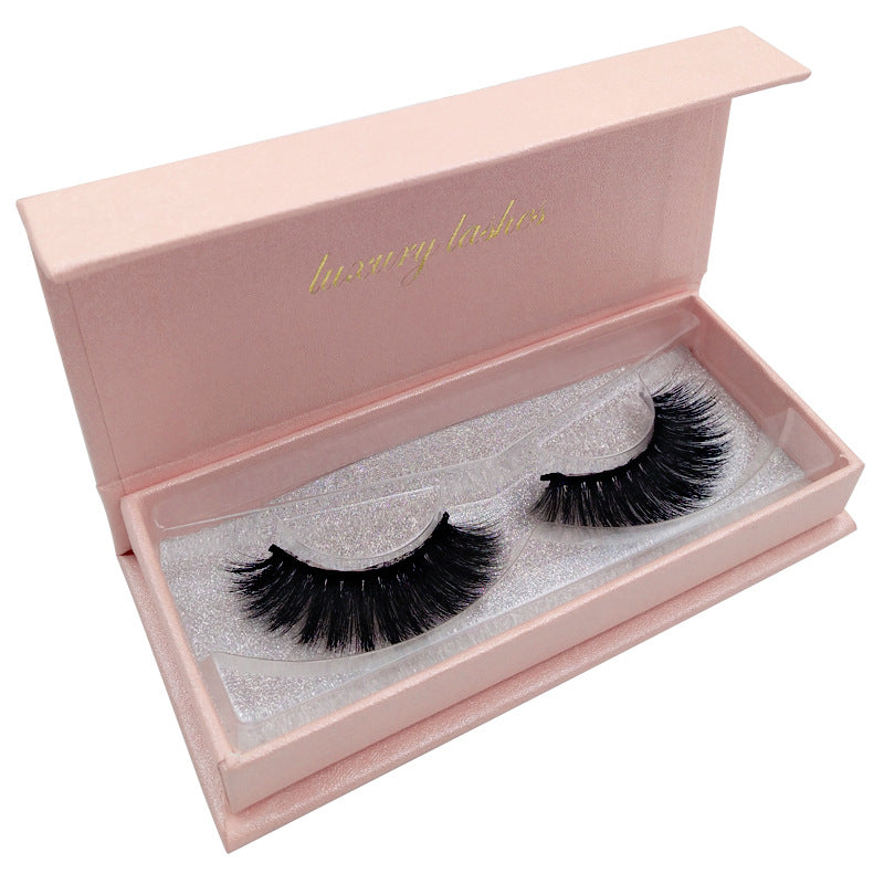 3D Mink Hair Natural Thick False Eyelashes 15mm #66