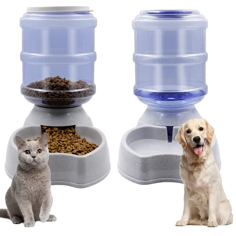 Neepet 3.8L Dog Food Feeder Cat Automatic Water Dispenser