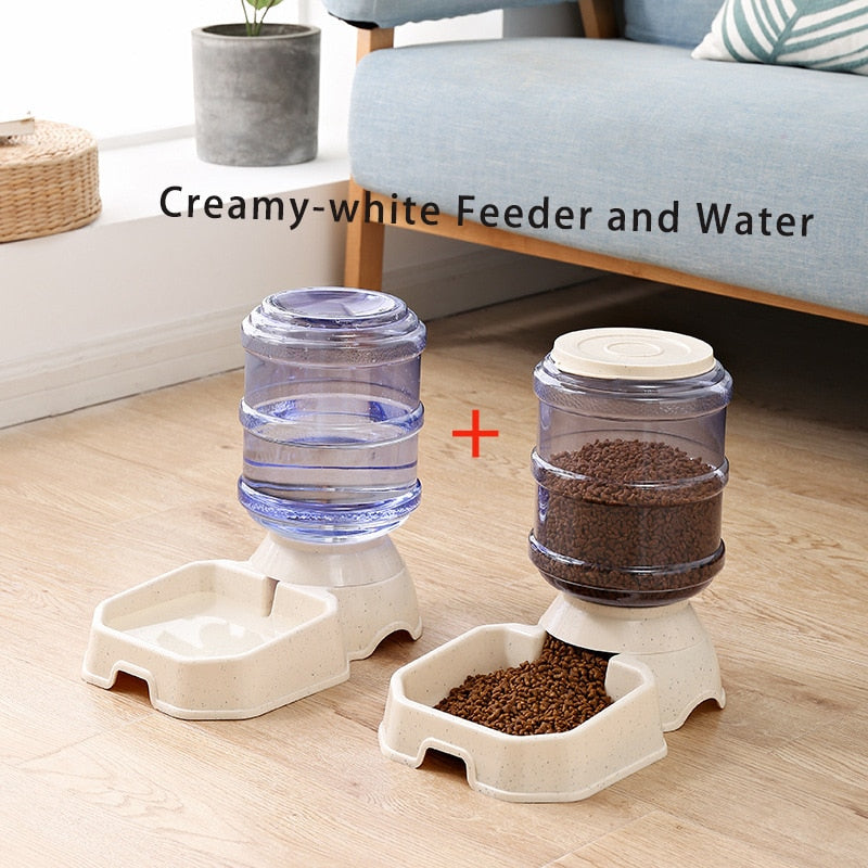 Neepet 3.8L Dog Food Feeder Cat Automatic Water Dispenser