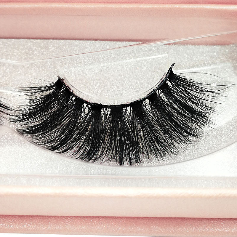 3D Mink Hair Natural Thick False Eyelashes 16mm #60