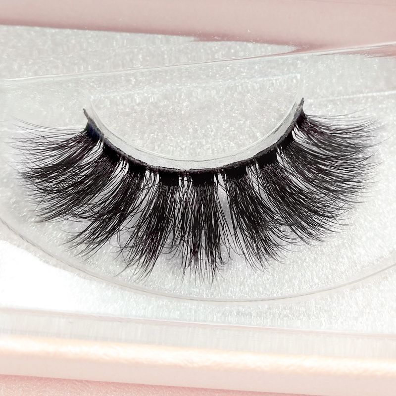 3D Mink Hair Natural Thick False Eyelashes 14mm #62