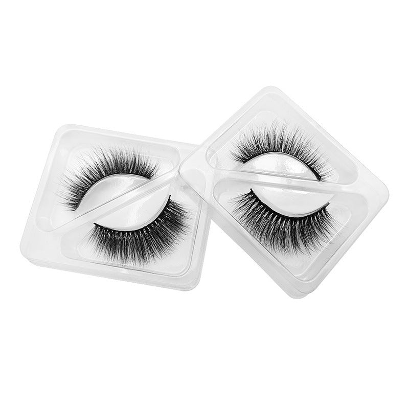 6 Pairs Of Mink Hair Natural Thick Long False Eyelashes 10-13mm S109