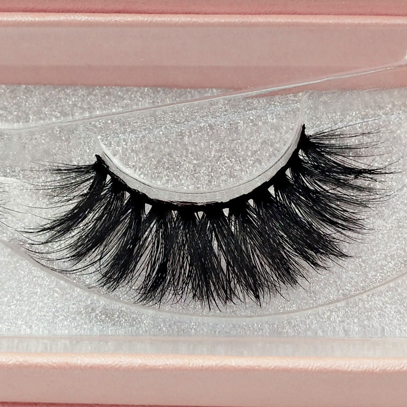 3D Mink Hair Natural Thick False Eyelashes 15mm #67