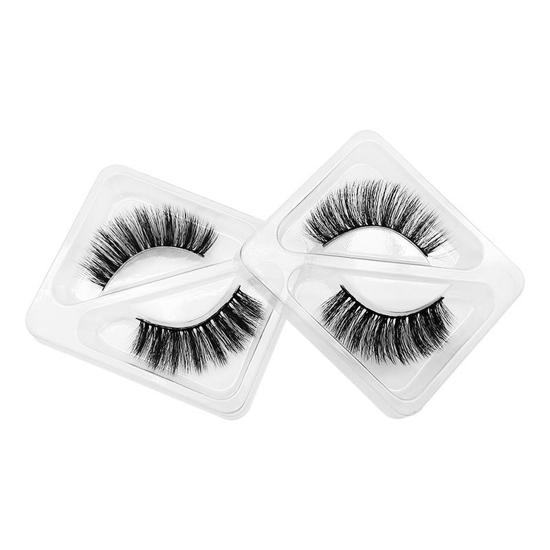 6 Pairs Of Mink Hair Natural Thick Long False Eyelashes 10-13mm S106