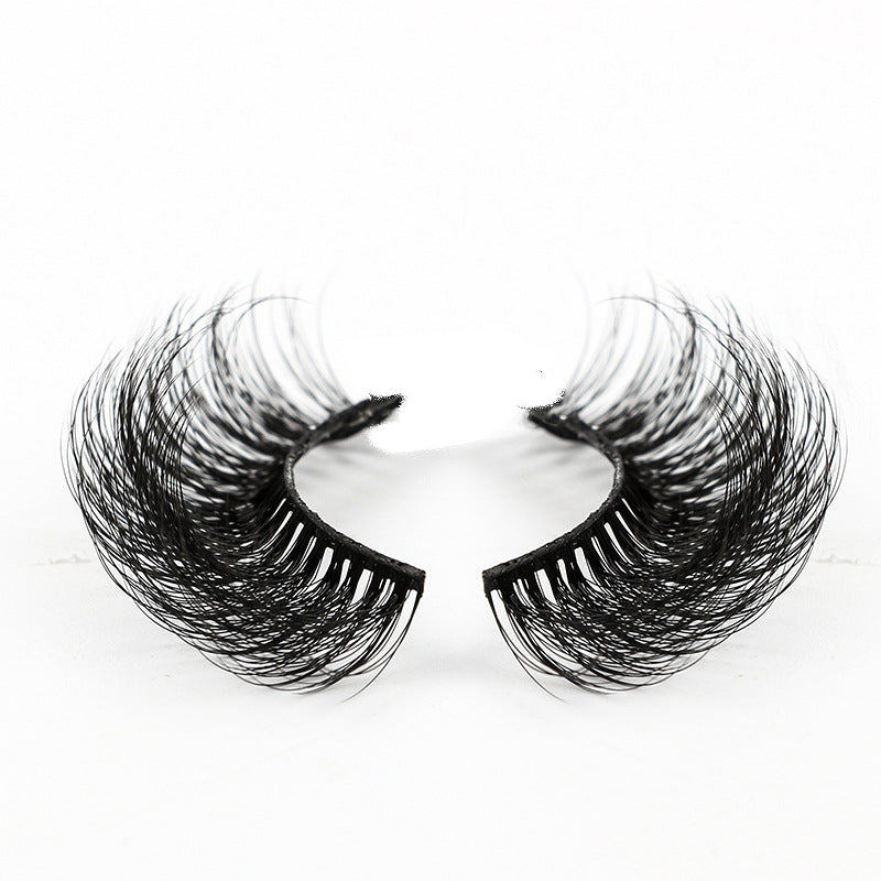 8 Pairs Of Curling Natural Thick False Eyelashes 16mm G883