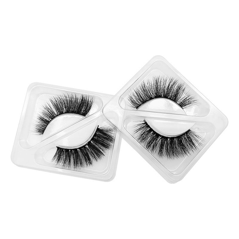 6 Pairs Of Mink Hair Natural Thick Long False Eyelashes 11-14mm S103