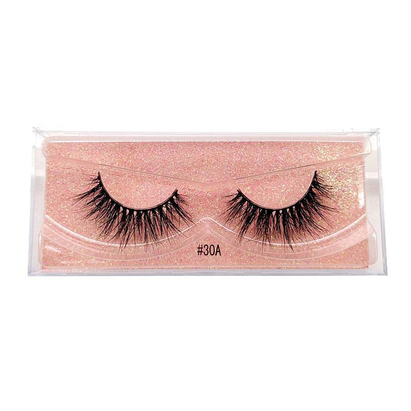 3D Mink False Eyelashes Handmade Natural Thick False Eyelashes 7-13 MM 30A