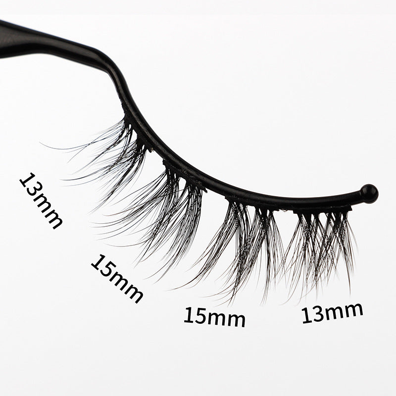 Segmented Grafting Thick Hot Melt 3D False Eyelashes 13-15mm 002