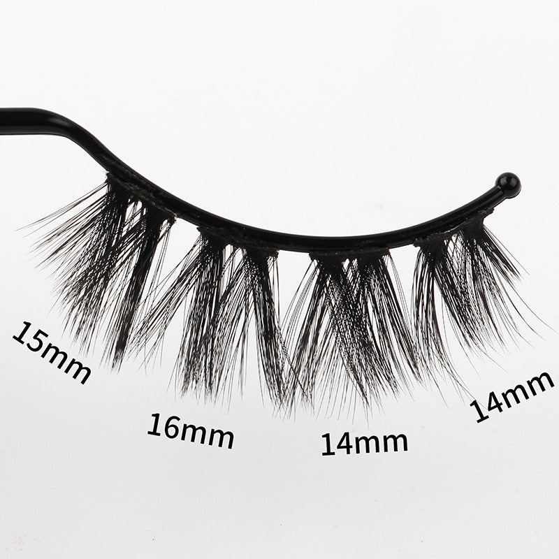 Segmented Grafting Thick Hot Melt 3D False Eyelashes 14-16mm 004