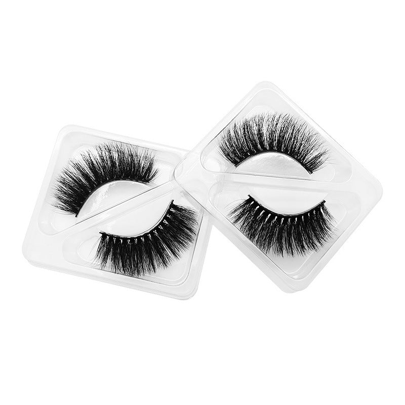 6 Pairs Of Mink Hair Natural Thick Long False Eyelashes 12-15mm S105