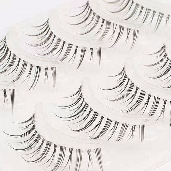 5 Pack 3D Waterproof Eyelashes With Box Thick Mix False Eyelashes Without Glue