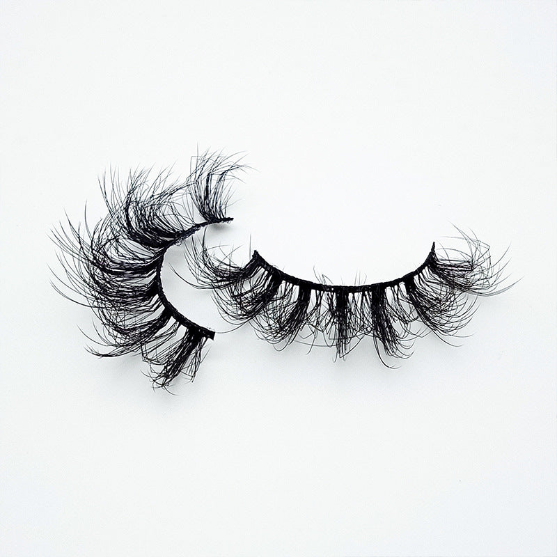 5 Pairs Of Flully Faux Mink Hair False Eyelashes 20mm 8D-06